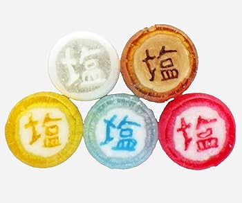 Amazon.co.jp: きんせん 5色塩飴 100個入り 個包装 5種ミックス